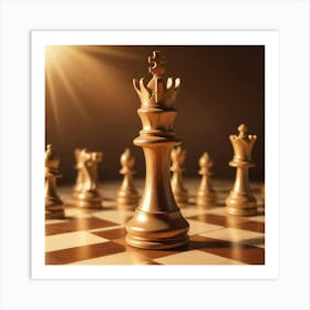 Chess Art Print