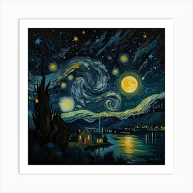 Starry Night 23 Art Print