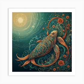 Sea Turtle Art Print