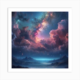 Milky In The Sky Art Print