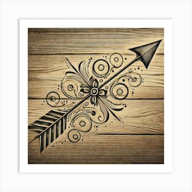 Tattoo Arrow 4 Art Print