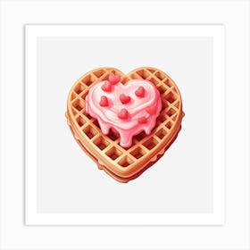 Waffle Heart 2 Art Print
