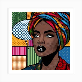 Sade Pop African Woman Art Print