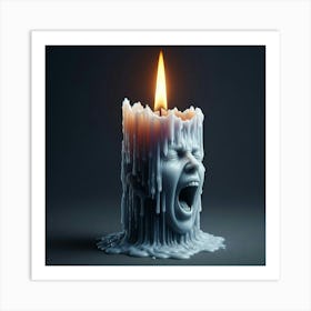 Burning Candle 1 Art Print