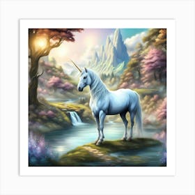 Valley of the Unicorns Art Print