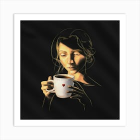 Cup Of Coffee Art Print