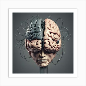 Wired Brain 2 Art Print