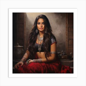 Indian Woman Art Print