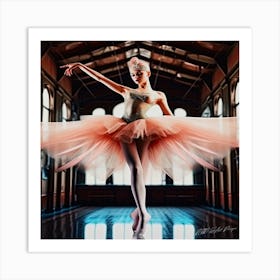 Ballerina Pink - Ballerina Dancer Art Print