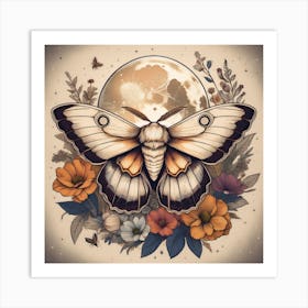 Moon Moth Art Print