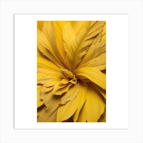 Yellow Dahlia 1 Art Print