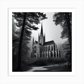 Church In The Woods 7 Art Print