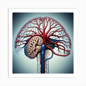 Human Brain 52 Art Print