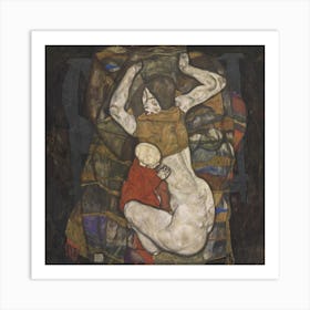 Young Mother (1914), Egon Schiele Art Print