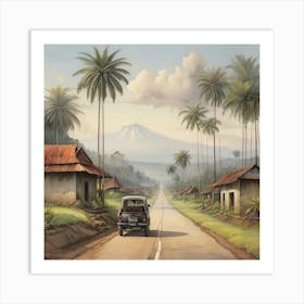 Road In Java Art Print 0 Art Print