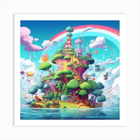 Fairytale Island Art Print