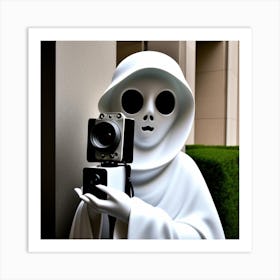 Ghost Photographer Art Print