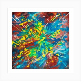 Abstract painting art 28 Art Print