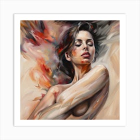 Nude Painting of a Woman 2 Art Print