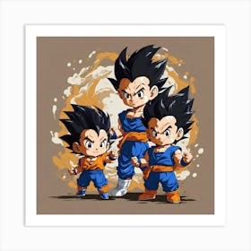 Dragon Ball Family Art Print