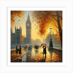 Autumn In London Art Print Art Print