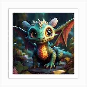 Baby Dragon 2 Art Print