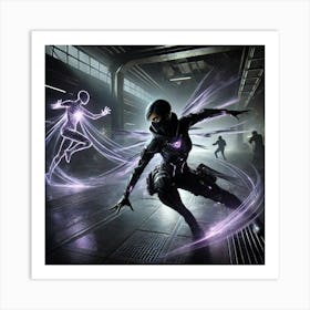 Zoya Nightshade Shadow Dance Art Print