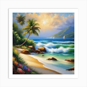 Sunset Beach 7 Art Print