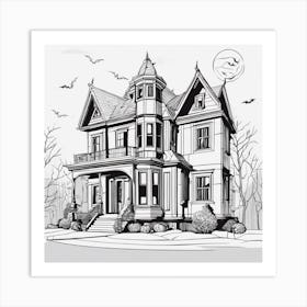 Victorian House Art Print