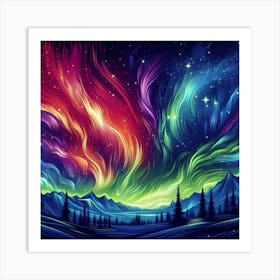 Aurora Borealis 6 Art Print