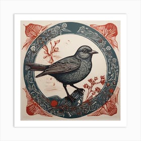 Bird In A Tree Art Print