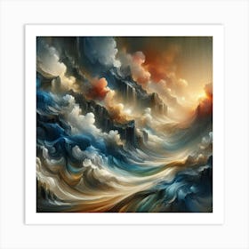 Abstract Painting 68 Art Print