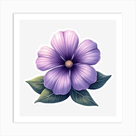 Purple Flower Art Print