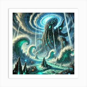 Tidalus Water Manipulation Art Print