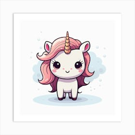 Cute Unicorn 239 Art Print