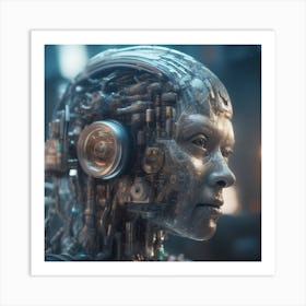 Robot Woman 62 Art Print