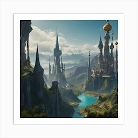 Fantasy World Art Print