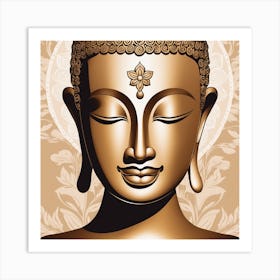 Buddha Painting (3) Art Print