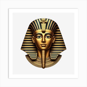 King Tuts Pharaoh Egypt Egyptian Art Print