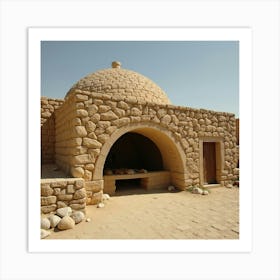 A Traditional Egyptian Bread Oven In A Village 1 Art Print