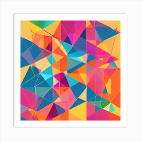 Triangle shades Art Print