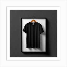 Black T - Shirt 2 Art Print