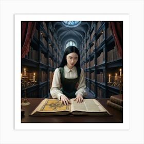 The Young Librarian 33 Art Print