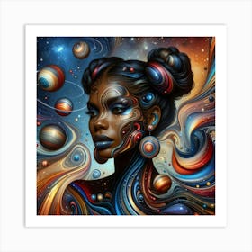 Eonara Celestial Portrait Art Print