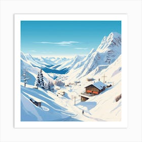 Winter Landscape Art Print