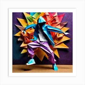 Origami Dancer 85 Art Print