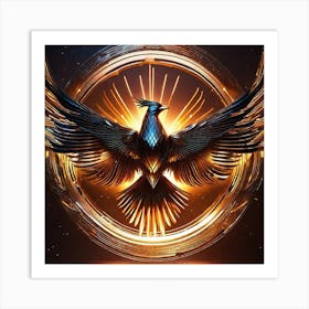 Hunger Games Logo Art Print