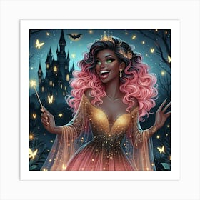 Halloween Beauty Art Print