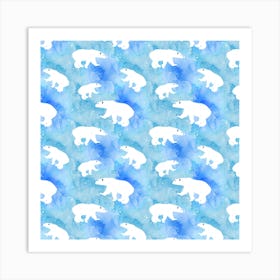 Polar Bears Art Print