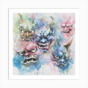 Five Demons Art Print